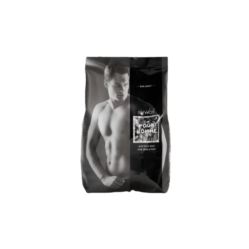 ITALWAX - Pour Homme Film Wax for Men (Silver), 500g