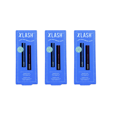 XLASH - Xlash and Xbrow Mini Kit - 1ml each (Wholesale 3 Pack, RRP $69.95 Each)