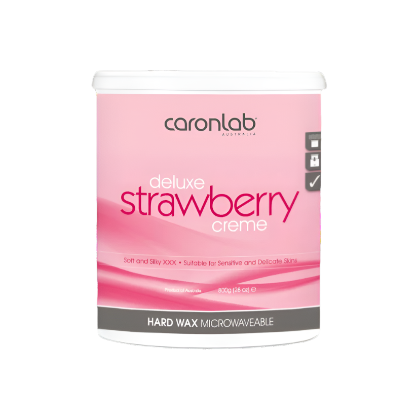 CARONLAB - Strawberry Creme Hard Wax 800g (Microwaveable)