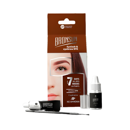 BRONSUN - Eyelash and Eyebrow Dye Home Kit (Choose Your Colour)