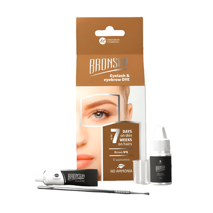 BRONSUN - Eyelash and Eyebrow Dye Home Kit (Choose Your Colour)