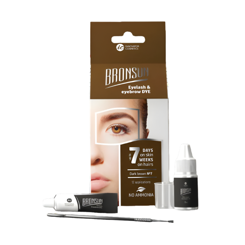 BRONSUN - Eyelash and Eyebrow Dye Home Kit (Choose Your Colour)