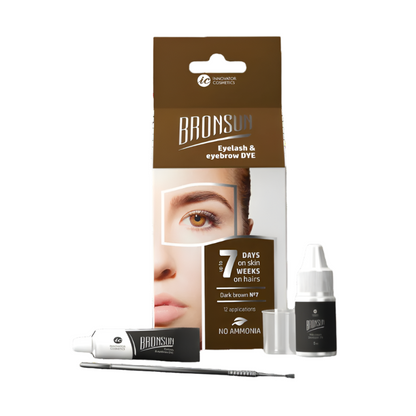 BRONSUN - Eyelash and Eyebrow Dye Home Kit (Choose Your Colour)