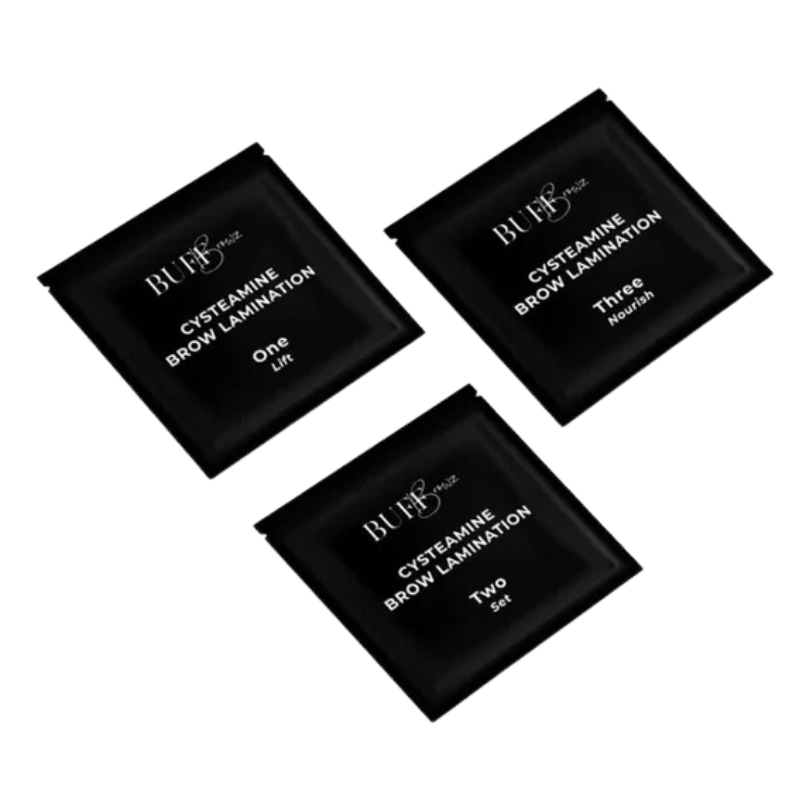 Buff Browz Cysteamine (BROW) Lamination Kit - Sachets ALL 3 Steps