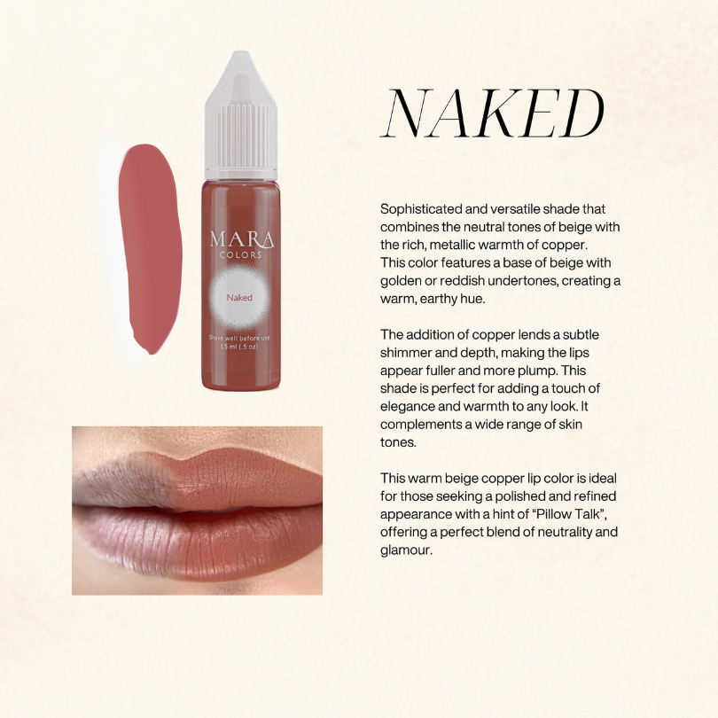 Mara Pro Lip Pigment - Naked 15ml