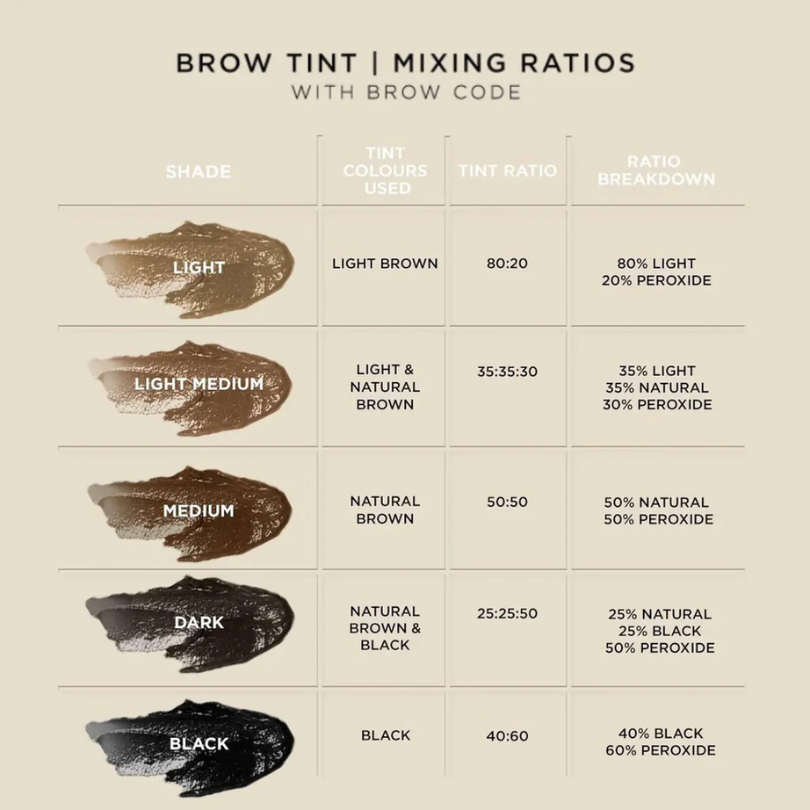 BROW CODE - Brow Tint 15g (Choose Your Colour)