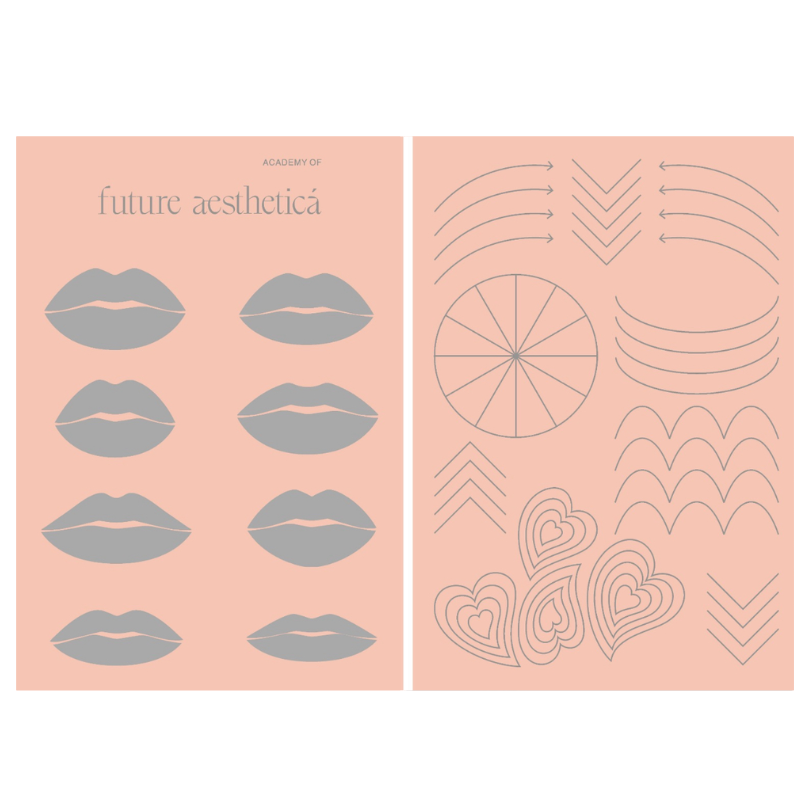 Future Aesthetica - Silicone Practice Pad - Lips