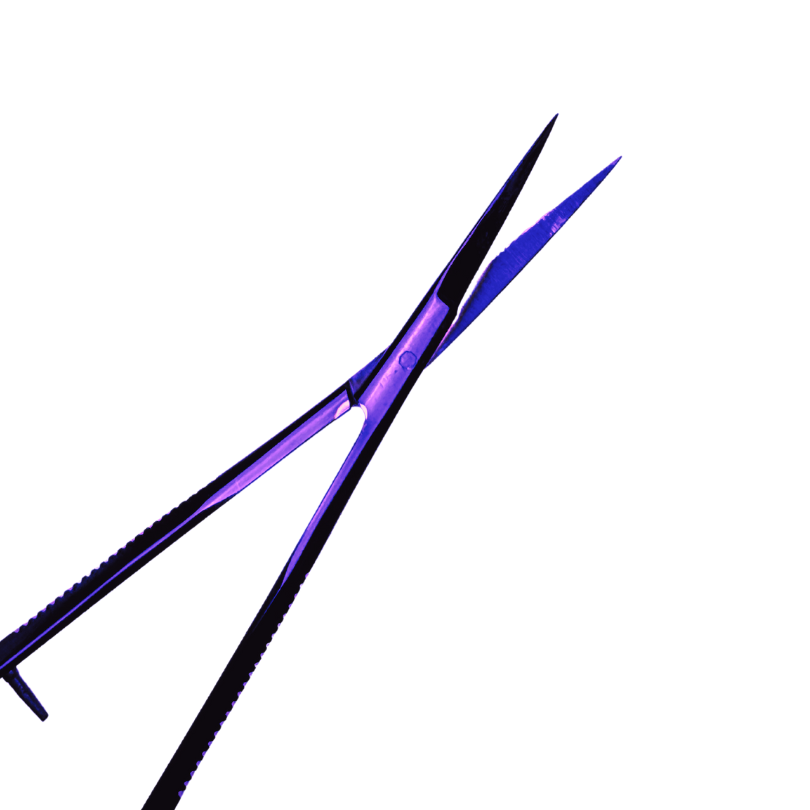 Browshop Professional Spring Scissors - Purple Plasma