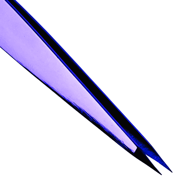 Browshop Professional Tweezer - Fine Point Purple Plasma