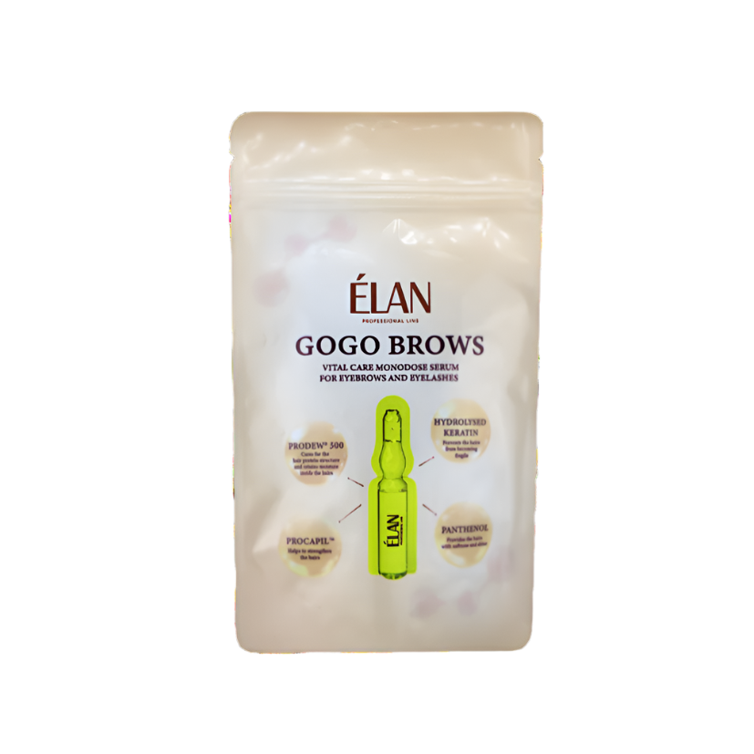 ÉLAN - GOGO BROWS - Essential Care Serum For Eyebrows and Eyelashes