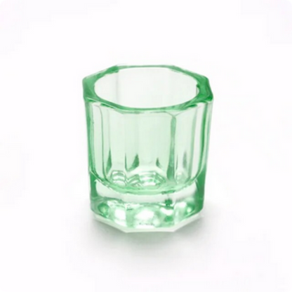 Glass Dappen Dish - Small Green