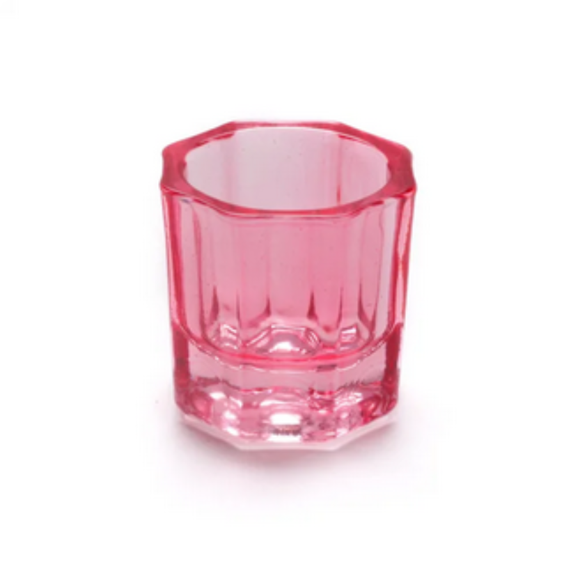 Glass Dappen Dish - Small Red