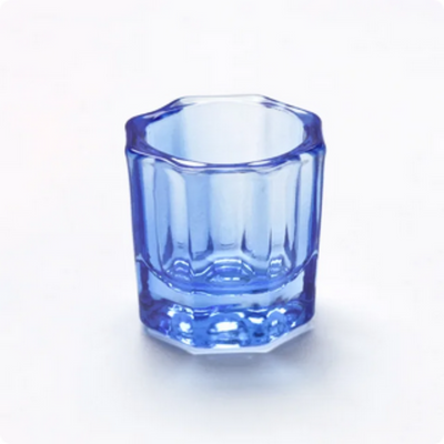 Glass Dappen Dish - Small Blue