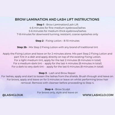 Lash Glo 20 Minute LASH Lamination 3 Step Kit - 30ml