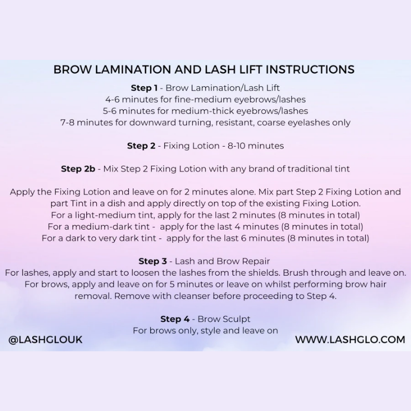 Lash Glo Brow Lamination Starter Kit - 3 steps (10ml)