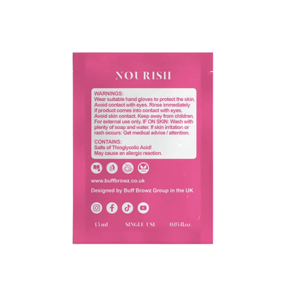 Buff Lashes LASH Lift - Step 3 (NOURISH) Sachets 10pk