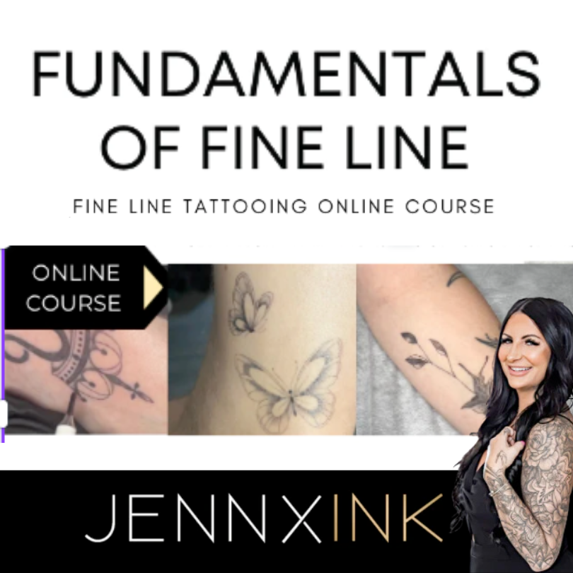 JennXink Online Course Fine Line Tattoo Fundamentals Browshop JennXink Online Course Fine Line Tattoo Fundamentals Browshop