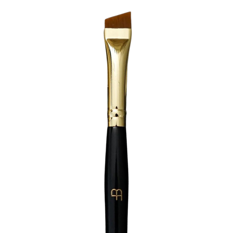 Browfection Beauty Angled Brush - Black/Gold