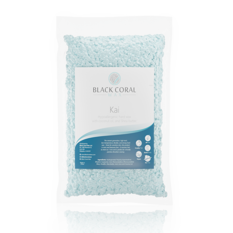 Black Coral KAI Hard Wax Beads - 1kg