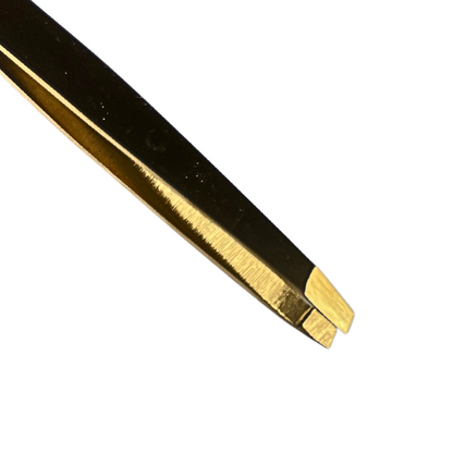 Browshop Professional Tweezer - Slanted Gold