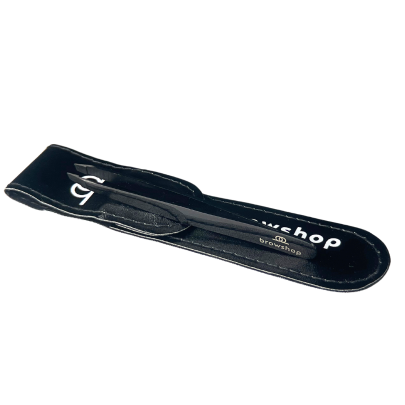 Browshop Professional Tweezer - Slanted Black Plasma