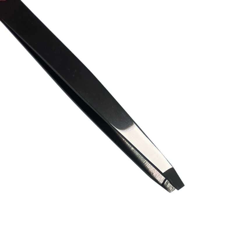 Browshop Professional Tweezer - Slanted Black Plasma