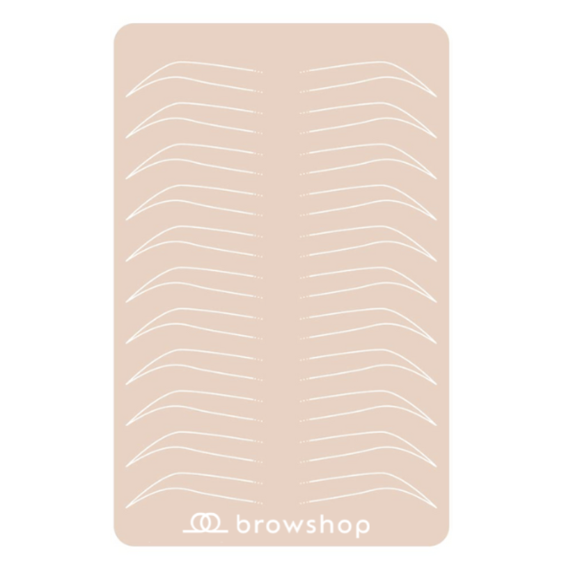 Browshop Double-sided Brow/Technique Practice Pad