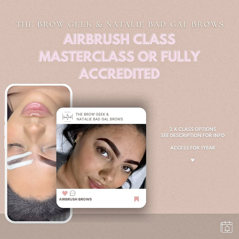 The Brow Geek ONLINE Course - The Art of Airbrush Brows