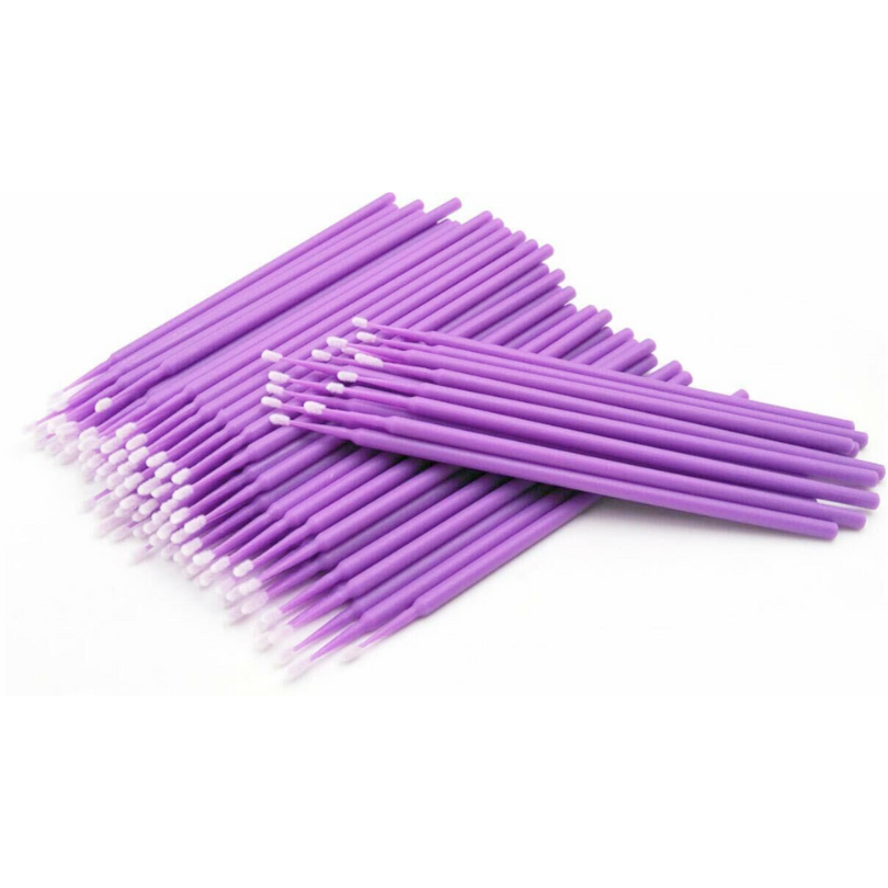 Micro Brushes - Fine - Purple (100 pcs)