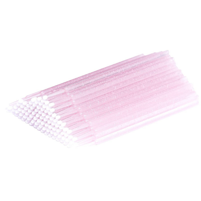 Micro Brushes - Glitter Baby Pink (100/400pcs)