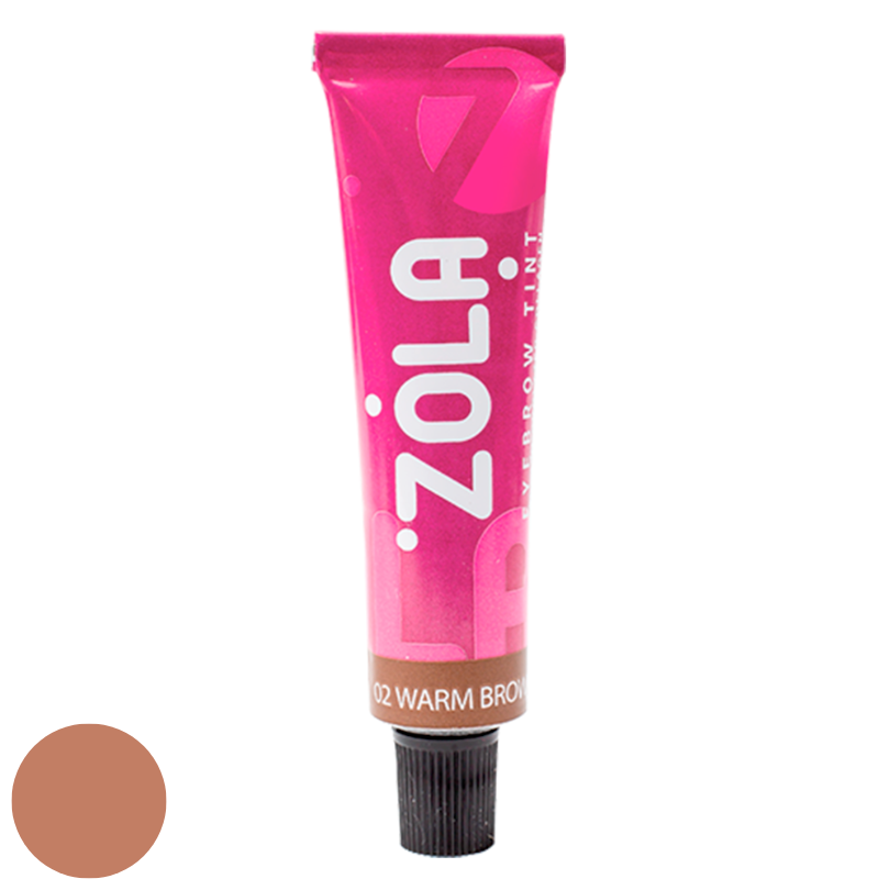 Zola Brow Dye - 02 Warm Brown 15ml