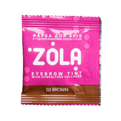 Zola Brow Dye 5ml Sachet Set - ALL Colours