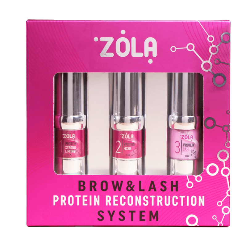 Zola Lash &amp; Brow Lamination Protein Reconstruction System - All 3 Steps