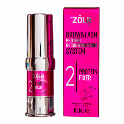 Zola Lash &amp; Brow Lamination Protein Reconstruction System - Step 2 Protein Fixer 10ml