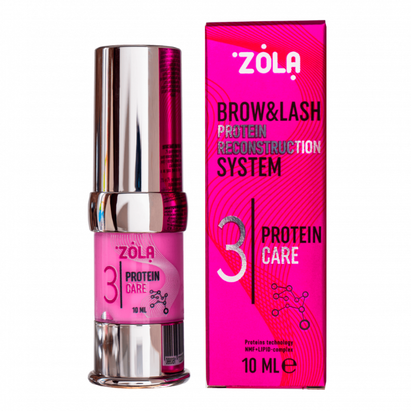 Zola Lash &amp; Brow Lamination Protein Reconstruction System - Step 3 Protein Care 10ml