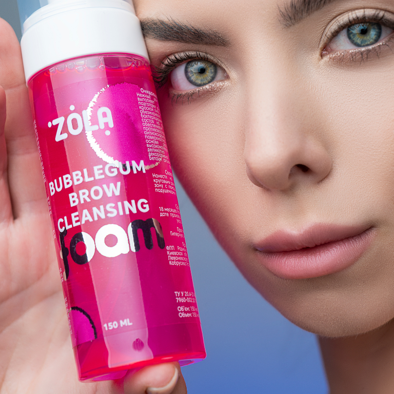 Zola Pink Bubblegum Brow Cleansing Foam 150ml