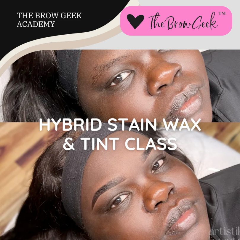 The Brow Geek - ONLINE COURSE Hybrid Brow Tint &amp; Wax Course (Fully Certified)