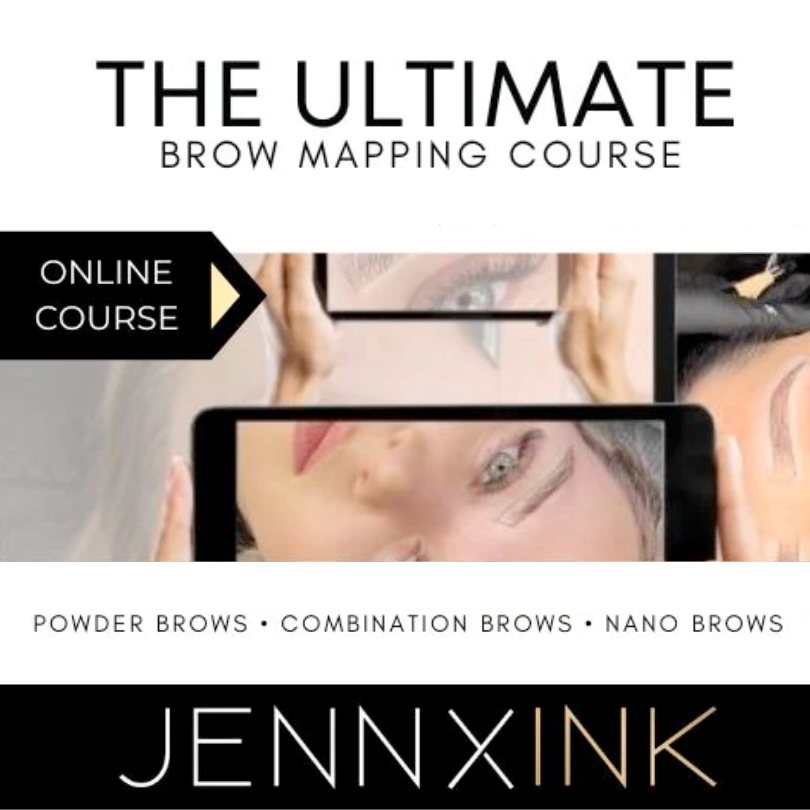 JennXink Online Course - The Ultimate Brow Mapping Guide