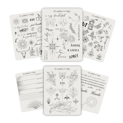 Shay Danielle Tiny Tattoo Practice Skins - 3 pack