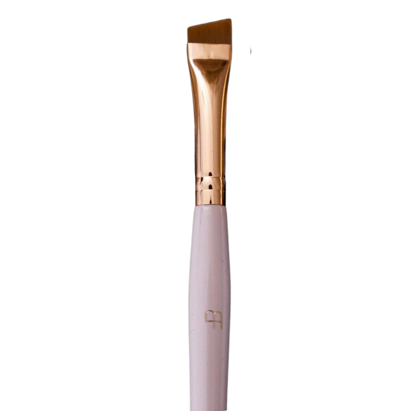 Browfection Beauty Angled Brush - Pink/Gold