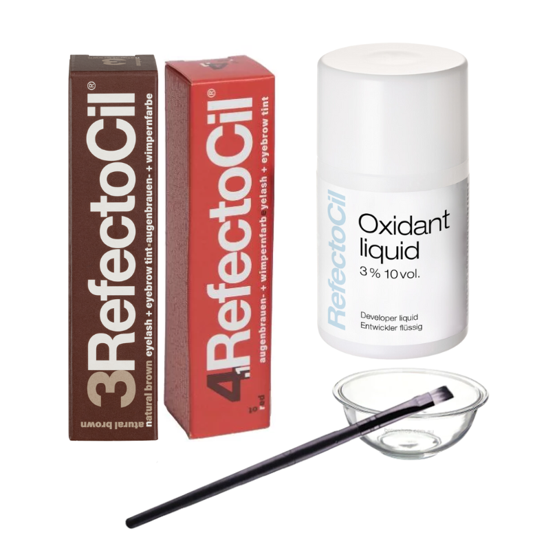RefectoCil - Lash & Brow Tint Kit (Liquid Oxidant) -  Choose your tint colour