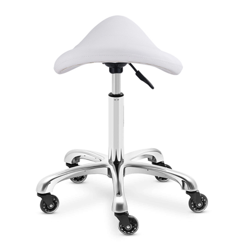 Saddle Medi Stool - White