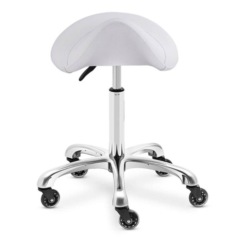 Saddle Medi Stool - White