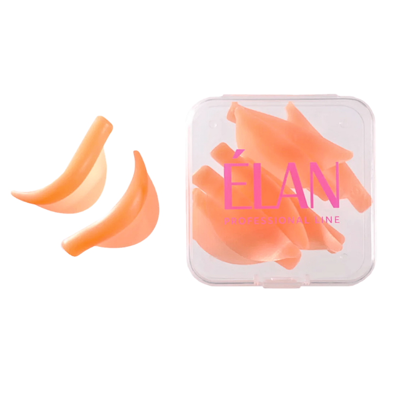 Elan Silicone Lash Lift Shields - TOTAL LIFT ORANGE (5 pairs)