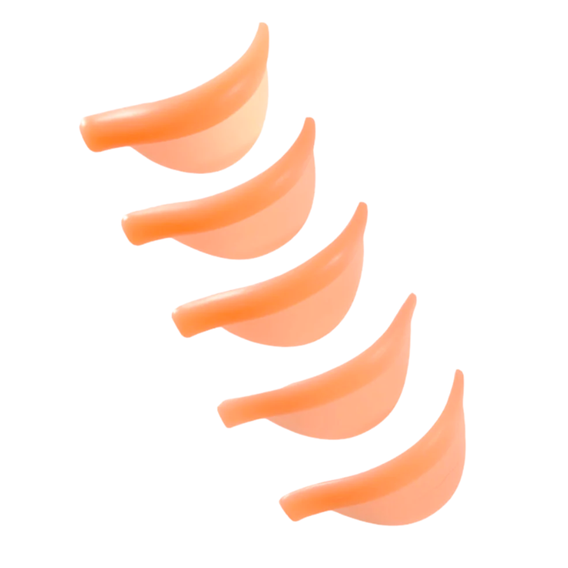 Elan Silicone Lash Lift Shields - TOTAL LIFT ORANGE (5 pairs)