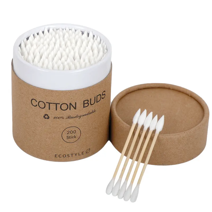 Eco-friendly Cotton Tips - White (200/600/1000pcs)