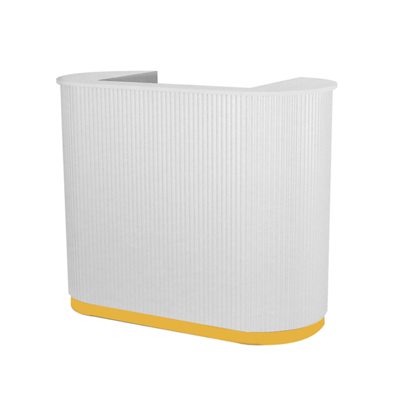 Pallas 1200 Reception Desk - WHITE