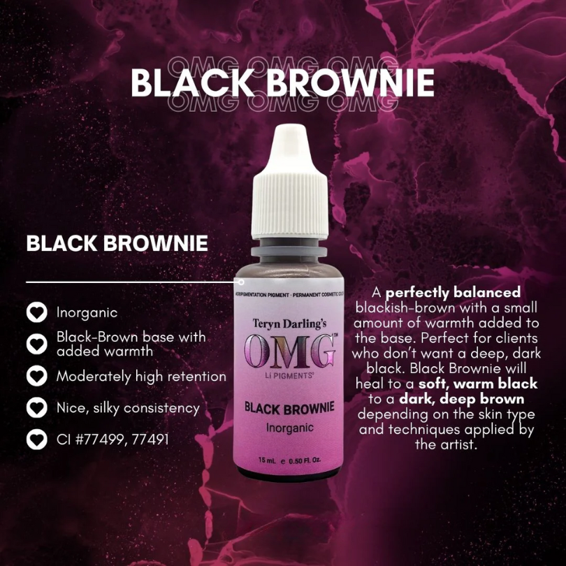 OMG Eyeliner Pigment - Black Brownie 15ml