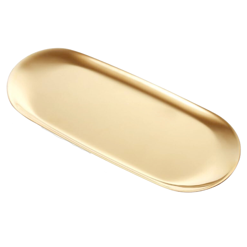 Stainless Steel Tray - Gold (Large)