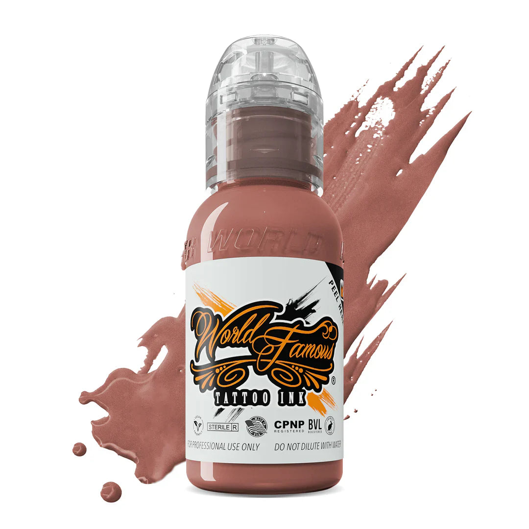 World Famous Tattoo Ink - Pink Ribbon Cool Peach